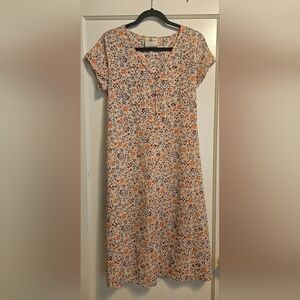 Floral Women's Button Up Dress Size Small